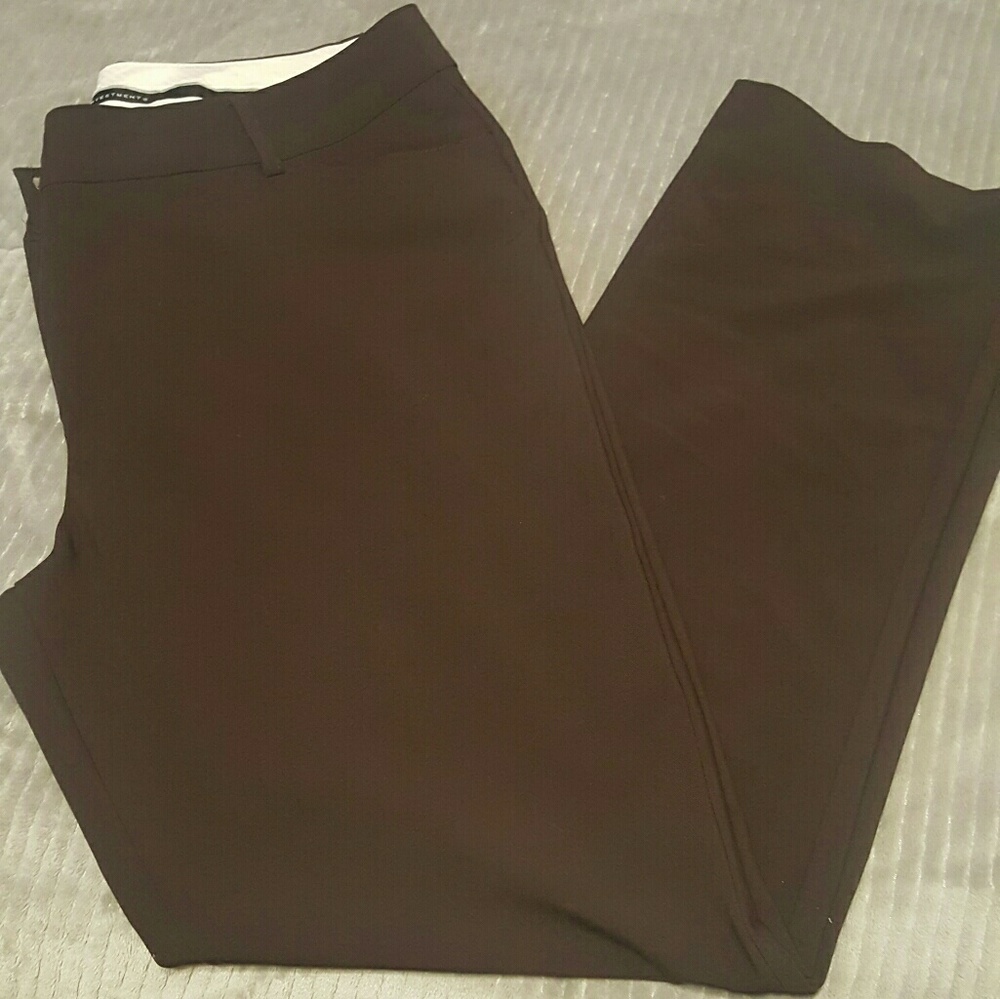 Office trousers dark brown